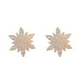thumbnail image 1 of Fiaya Women Simple Fashion Studs, Snowflake Diamond Earrings for Women, Jewelry Gifts for Daughter Sister (A), 1 of 6