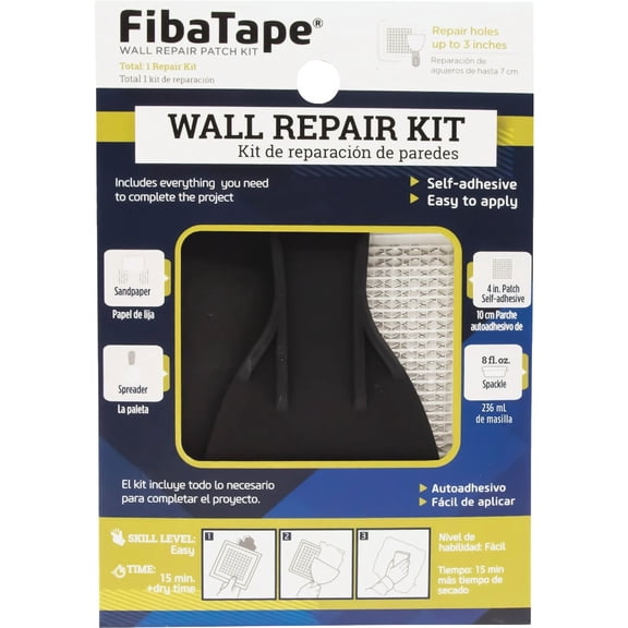 FibaTape Complete Drywall Repair Kit - Pack of 4