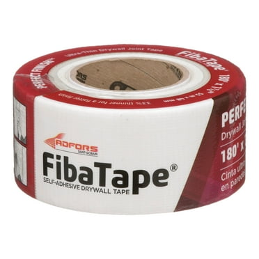 FibaTape Perfect Finish 1-7/8 in x 180 ft Fiberglass Self-Adhesive Mesh Drywall Joint Tape, White