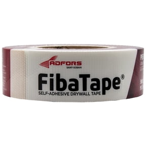 Saint-Gobain ADFORS FibaTape Perfect Finish Ultra Thin 1-7/8in. X 180ft Self-Adhesive Mesh Drywall Joint Tape