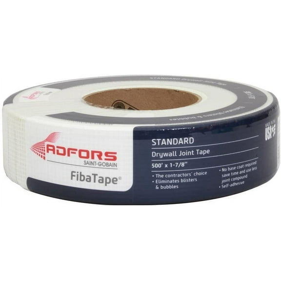 Fibatape Drywall Joint Tape 1-7/8 " X 500 ' White Self Adhesive