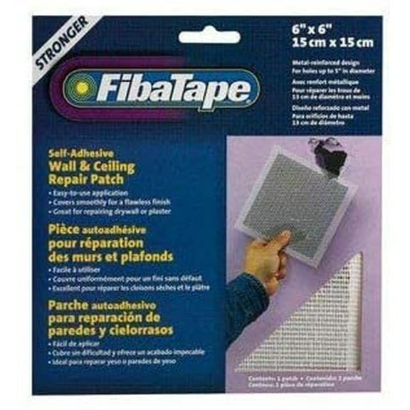 Fibatape Wall Repair Patch Aluminum 6 " X 6 "