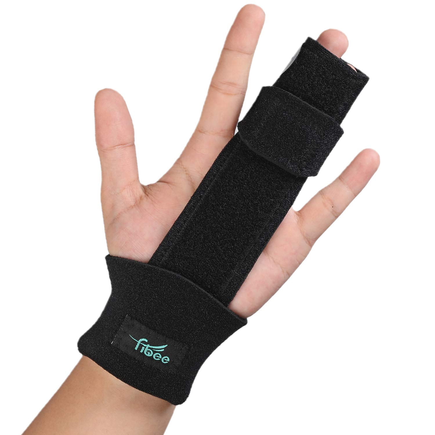 Unisex Trigger Finger Splint with an Extra Hook and Loop Tape for All