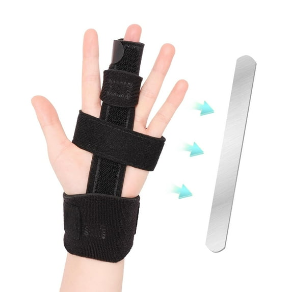 Fibee Trigger Finger Splint, Adjustable Finger Support Brace -L/XL