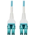 thumbnail image 1 of Tripp Lite 75m 100G Duplex Multimode 50/125 OM4 Armored Fiber Optic Cable Aqua, 1 of 4