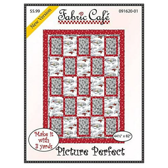 Fiber Cafe, Picture Perfect, 46 x 63 inches Fabric, Sewing & Craft, By the Yard, Multicolor