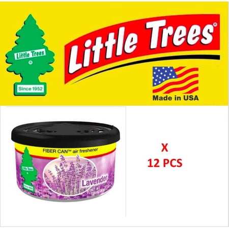 Fiber Can Lavander Little Trees UFC-17835 MADE IN USA Pack of 12