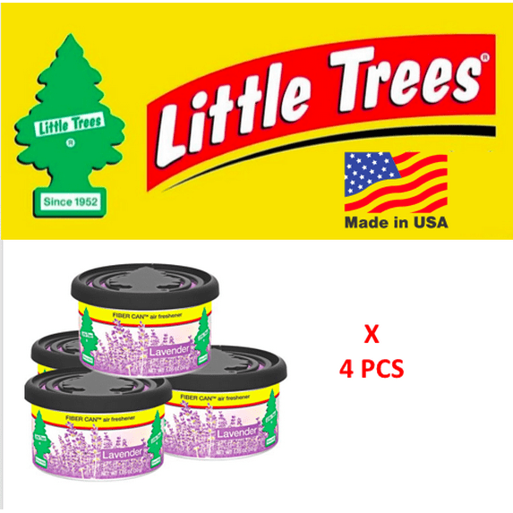 Fiber Can Lavander Little Trees UFC-17835 MADE IN USA Pack of 4