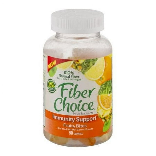 Fiber Choice Fruity Bites Gummies Assorted Citrus