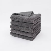 Fiber Cleaning Cloth,Microfiber Cloth, Super Absorbent Reusable Cleaning Towels for Kitchen, Dishes, Dusting, Car, Windows,Quick-Dry, Lint-Free ,25x25cm ,Black,A