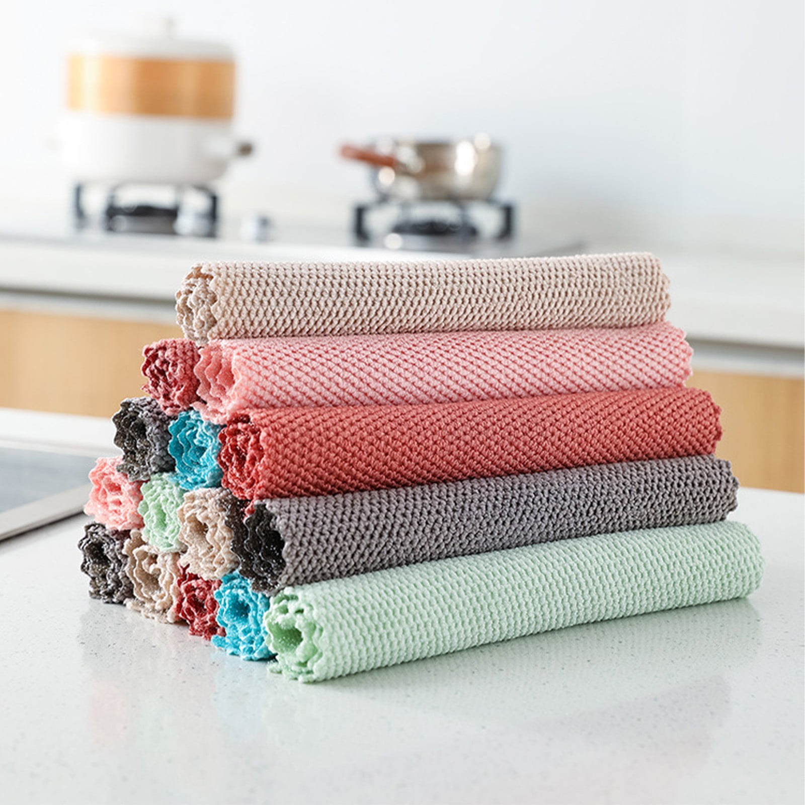 Fiber Cloth For Glasses With Highly Absorbent Material Home Counters