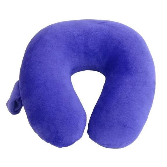 Fiber Filled Travel Neck Pillow - Kids - Solid Color - 11" x 11"