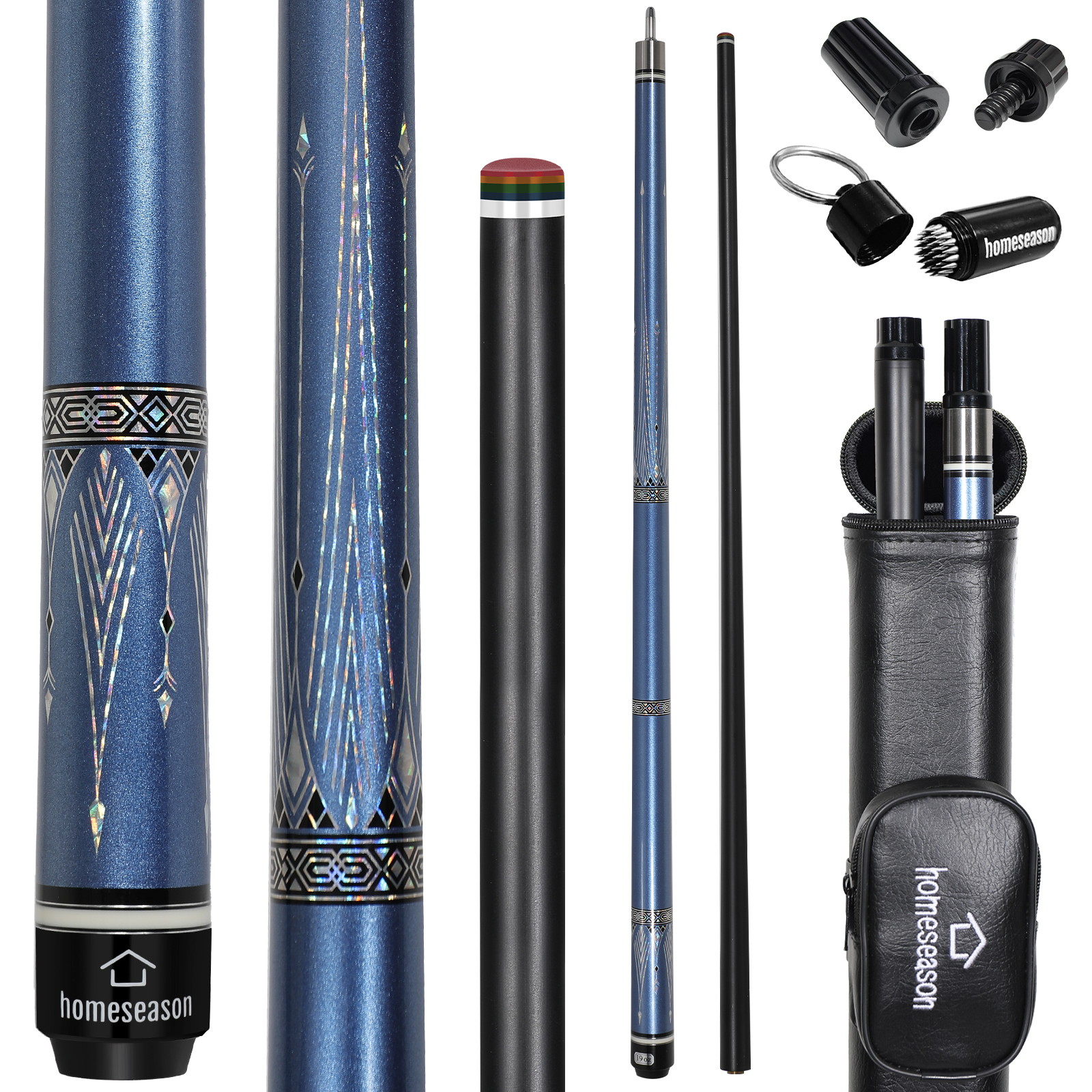 Pool Stick Box Fiber Glass Pool Cue Stick 58