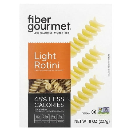 Fiber Gourmet, Light Rotini , 8 oz