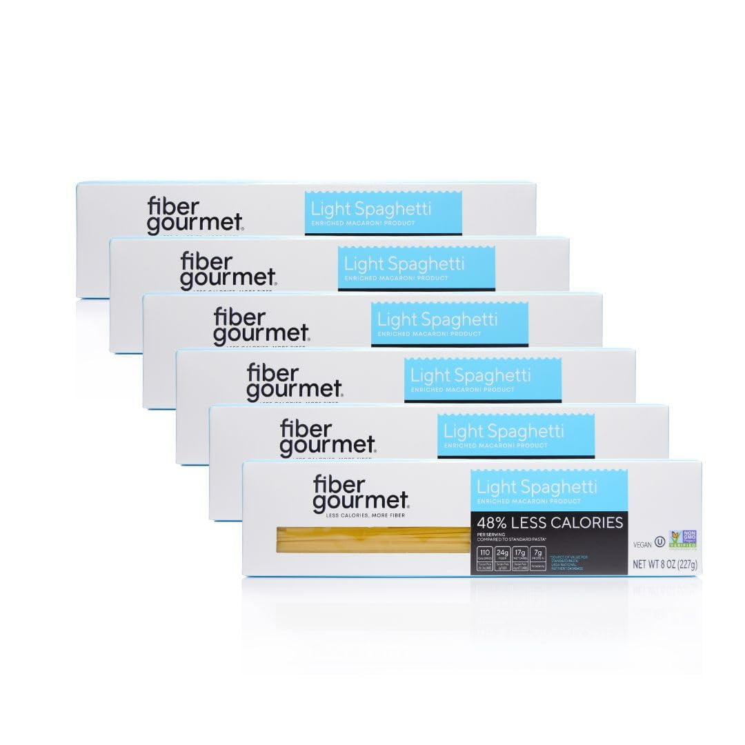 Fiber Gourmet Pasta | Light Spaghetti Pasta | Low Net Carb, Fiber-Rich ...