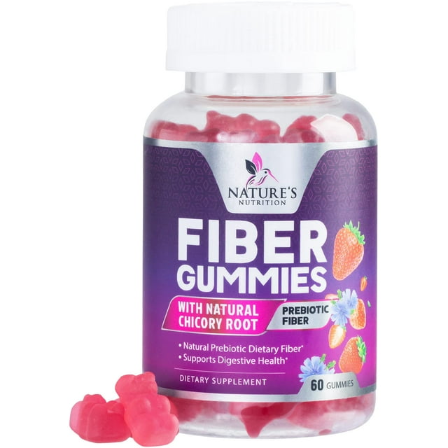 Fiber Gummies for Adults 4G Daily Fiber Supplement for Regularity