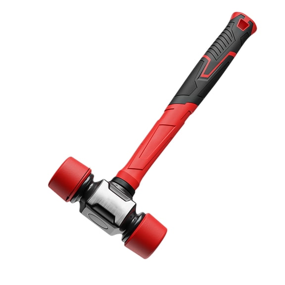 Fiber Handle Rubber Mallets Heavy Duty Construction Tool For Flooring Projects Home Renovations And Outdoor Camping