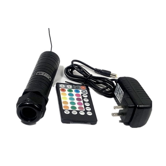 Fiber Lamp DC12V 6W RGB Car Roof Star Lights LED Fiber Optic Star Ceiling Light Kits 2M 0.75mm Optical Fiber With RF Control ,Safe to Use