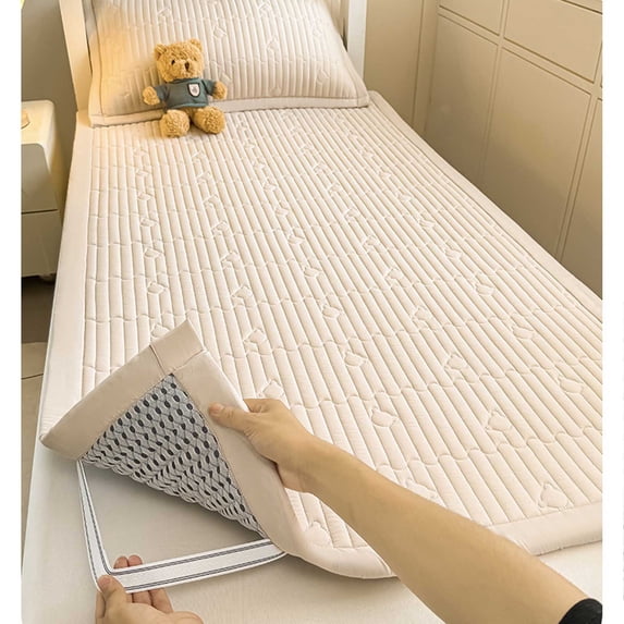 Fiber Mattress, Washable Foldable Mattress, Thickened Soft Support, Compact Storage for Guest Beds, Space-Saving Sleep Solution for Home Use