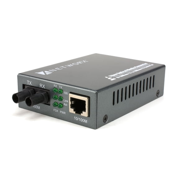 Fiber Media Converter - 100Base-FX, ST Multimode, 2km, 1310nm