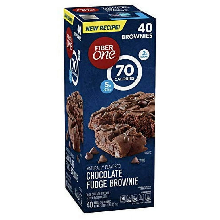 70 Calorie Chocolate Fudge Brownies, 0.89 oz, 40/Carton, Ships in 1-3 Business Days 70 Calorie Chocolate Fudge Brownies, 0.89 oz, 40/Carton, Ships in 1-3 Business Days