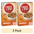 (2 pack) Fiber One Breakfast Cereal, Original Bran, 19.6 oz (Pack of 6