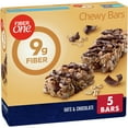 Fiber One Chewy Bars, Oats & Chocolate, Fiber Snacks, 5 ct