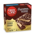 thumbnail image 1 of Fiber One Supreme Brownie Cookie Dough, (2 Pack) 5.65 oz. Boxes, 1 of 2