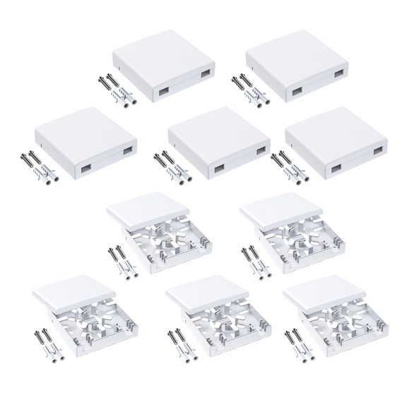 Fiber Opt Patches Box Featuring Durability Construction Multiple Port Option Quick Installation in Networking Tools