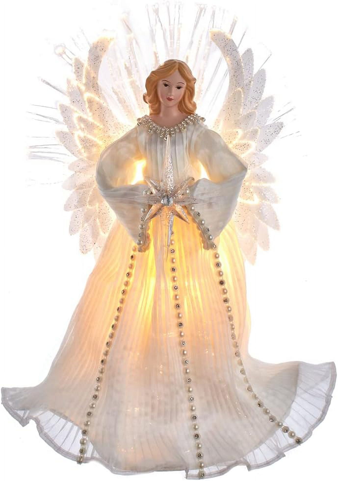 Fiber Optic Angel Tree Topper