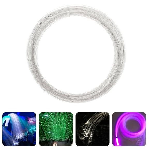 Fiber Optic Cable 1mm 100m Long Optical Fiber PMMA Plastic Glow Cable for Star Sky Ceiling Light