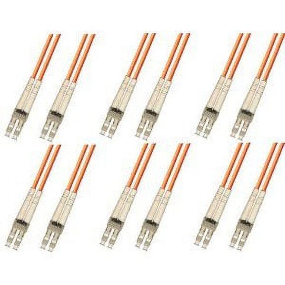 Fiber Optic Cable LC/LC (50/125) Multimode Duplex 10M (6 Pack)