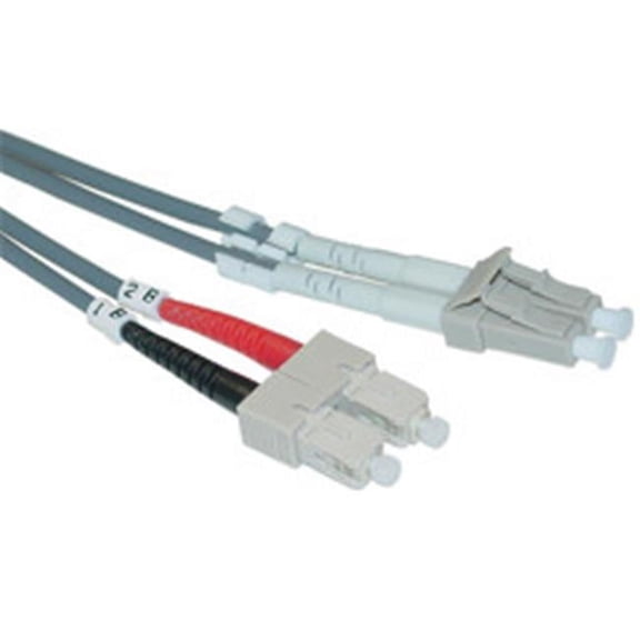 Fiber Optic Cable LC SC Multimode Duplex 50-125 3 meter (10 foot)