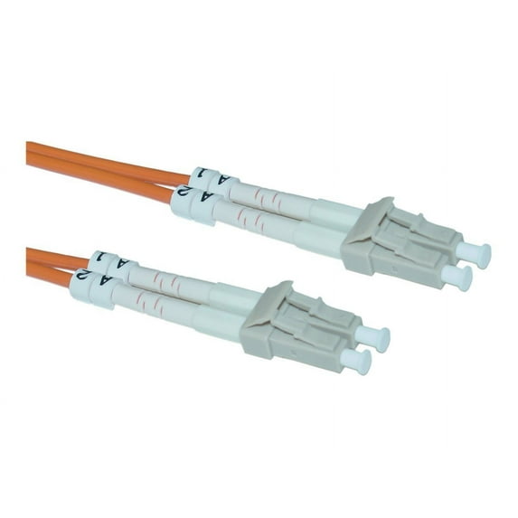 Fiber Optic Cable, Lc - Lc, Multimode, Duplex, 62.5 By 125, 1 Meter (3.3 Foot)