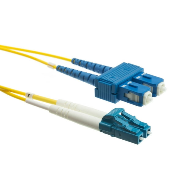 Fiber Optic Cable, Lc - Sc, Singlemode, Duplex 9,125 - 2 Meter (6.6 Foot)