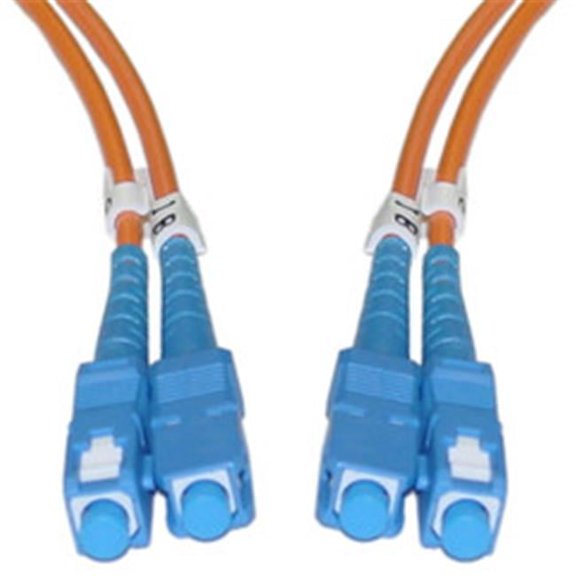 Fiber Optic Cable, SC / SC, Multimode, Duplex, 62.5/125, 5 meter (16.5 foot)
