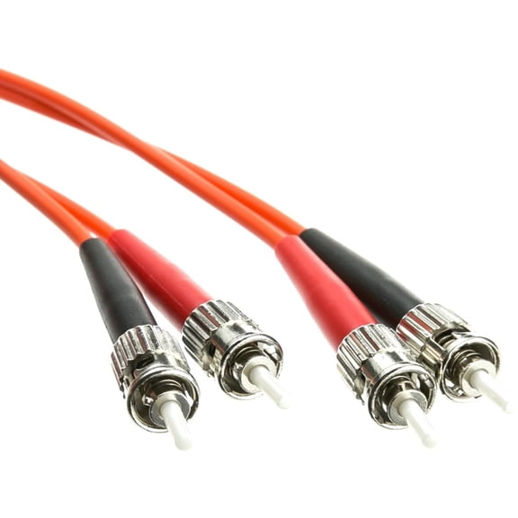 Fiber Optic Cable, ST / ST, Multimode, Duplex, 62.5/125, 15 meter (49.2 foot)