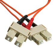 Fiber Optic Cable, Sc - Sc, Multimode, Duplex, 62.5 By 125, 1 Meter 3.3 Foot