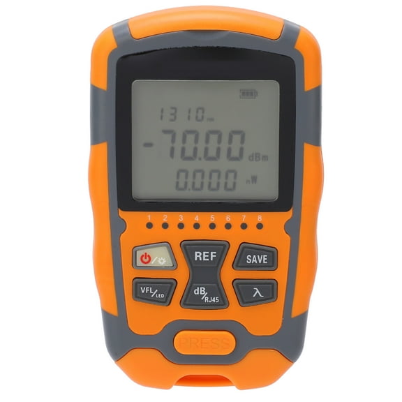 Fiber Optic Cable Tester, Optical Power Meter Fast And Accurate 10 Standard Wavelengths ABS Plastic Shell  For Communication