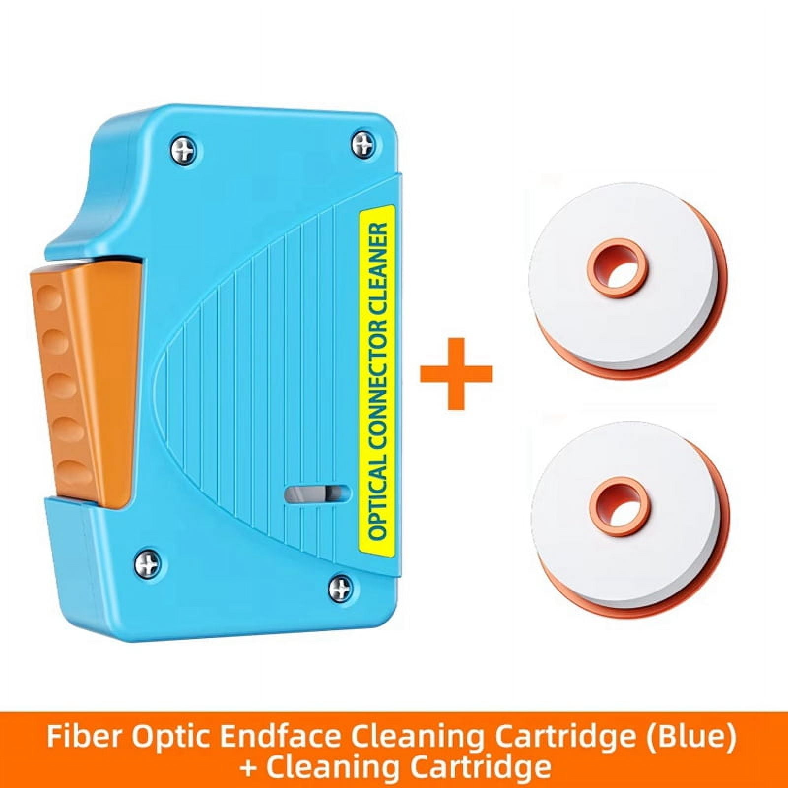 Fiber Optic Cleaner Cassette+2XCleaning Core End Face Cleaning Box ...