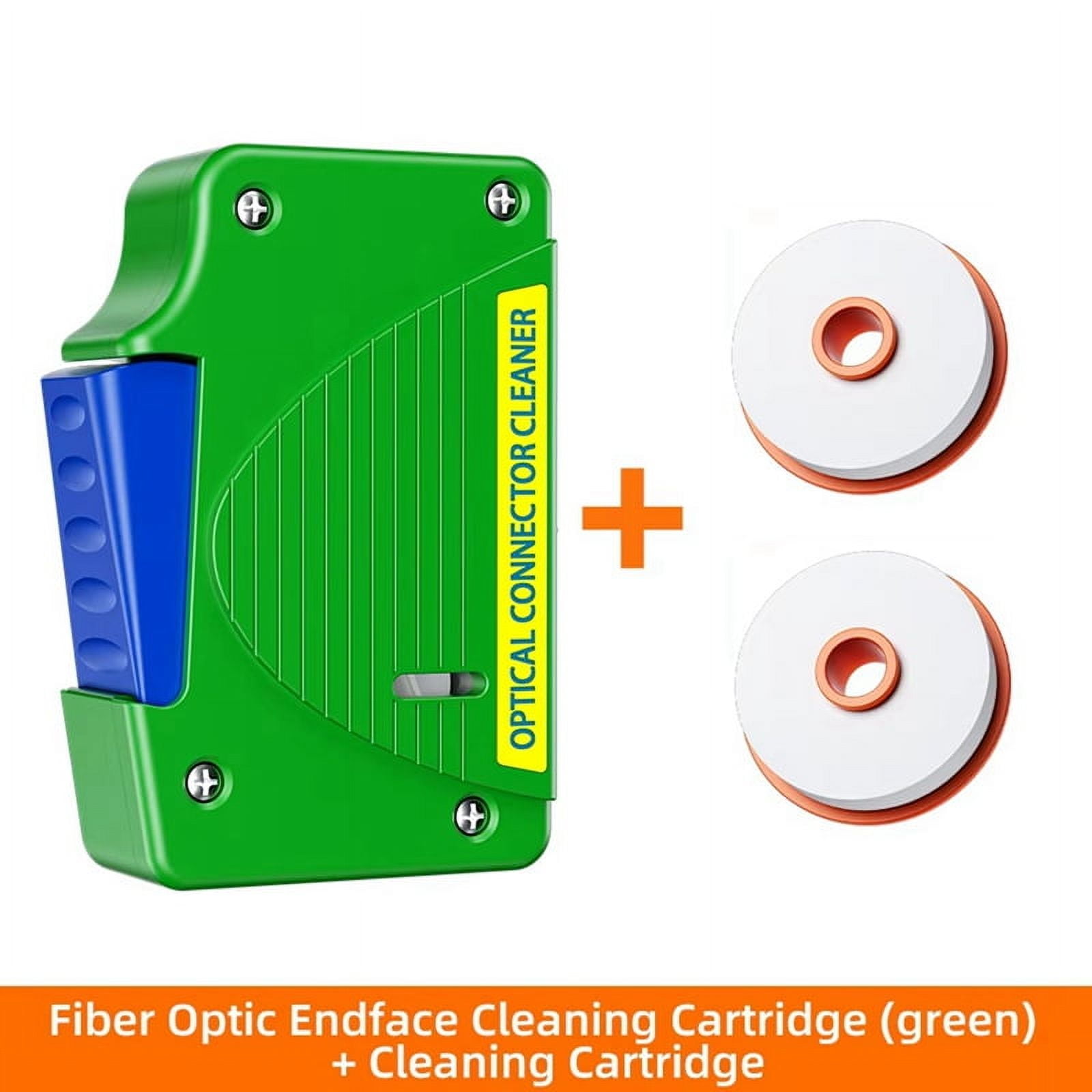 Fiber Optic Cleaner Cassette+2XCleaning Core Fiber End Face Cleaning ...