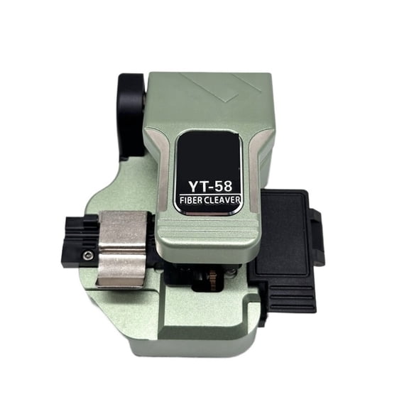 Fiber Optic Cleaver YT-58, Precision Return Knife, Automatic Rotating, 3in 1 Clamp, 26 Surface Blade ,High Precision Cleaves