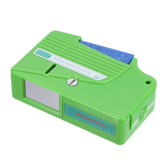 Fiber Optic Connector Cleaner Box Cassette Fiber Optic Clean Supports Universal Fiber Optic Connectors Over 550 Times