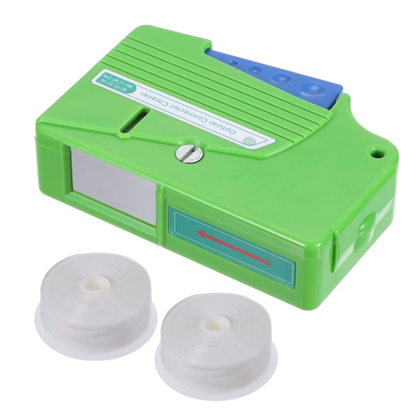 Fiber Optic Connector Cleaner Box Kit Cassette Fiber Optic Clean Supports Universal Fiber Optic Over 550 Times 1 Set