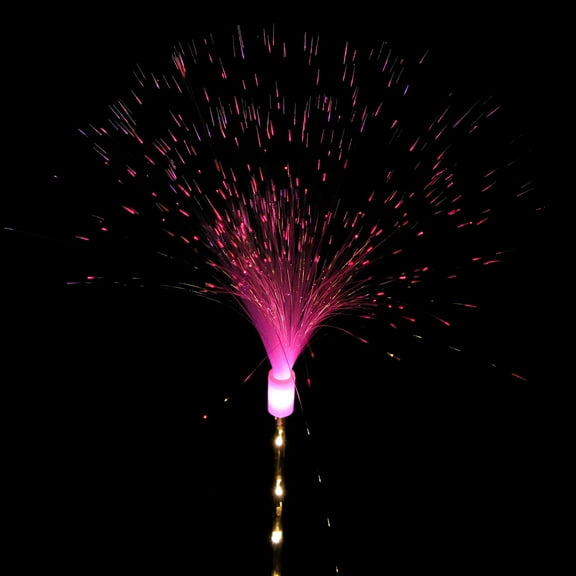 Fiber Optic Lights Yard Decorations Outdoor for Christmas Solar Powered Landscape