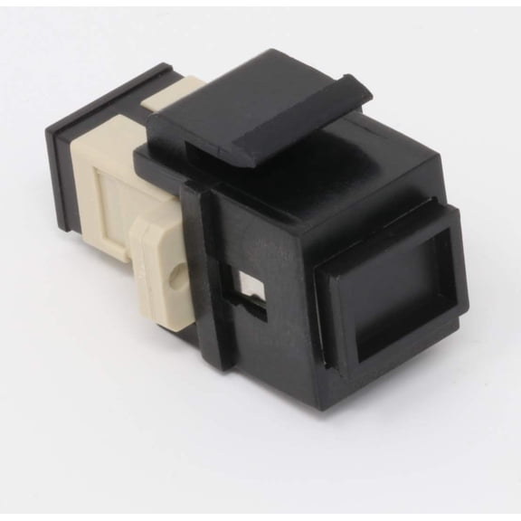 Fiber Optic Keystone Coupler Jack SC Simplex Multimode - Black