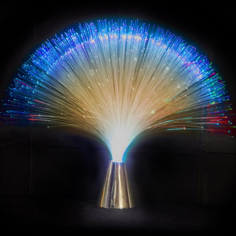 Fiber Optic Light Centerpiece 15 Inch Multi Color