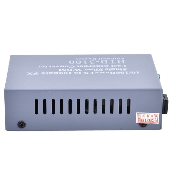 Fiber Optic Media Converter, 25km Range, Protection, Ethernet to Fiber Conversion