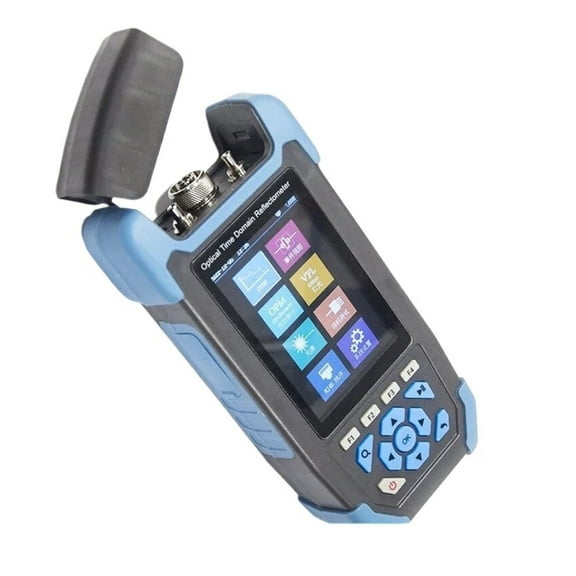 Fiber Optic Mini OTDR Reflectometer 1310/1550nm 22/24dB For 60km 9 In1Fiber Cable Ethernet Tester ,Easy Use