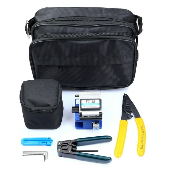 Fiber Optic Optical Fiber Cold Connection Splicing FTTH Tools Set Fiber Cleaver